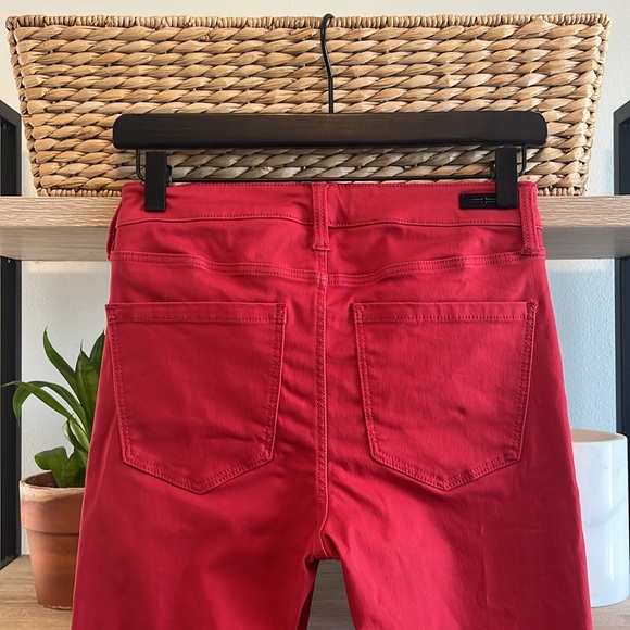 Liverpool Jeans Company Mid-Rise The Skinny Coated Wax Red Jeans, 4 / 27 - Picture 6 of 9